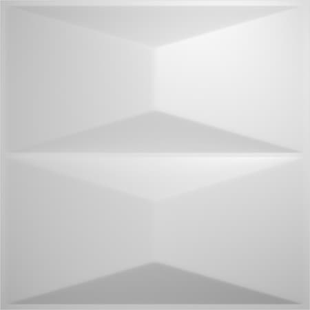 Ekena Millwork Aberdeen EnduraWall Decorative 3D Wall Panel, White, 19 5/8"W x 19 5/8"H WP20X20ABWH